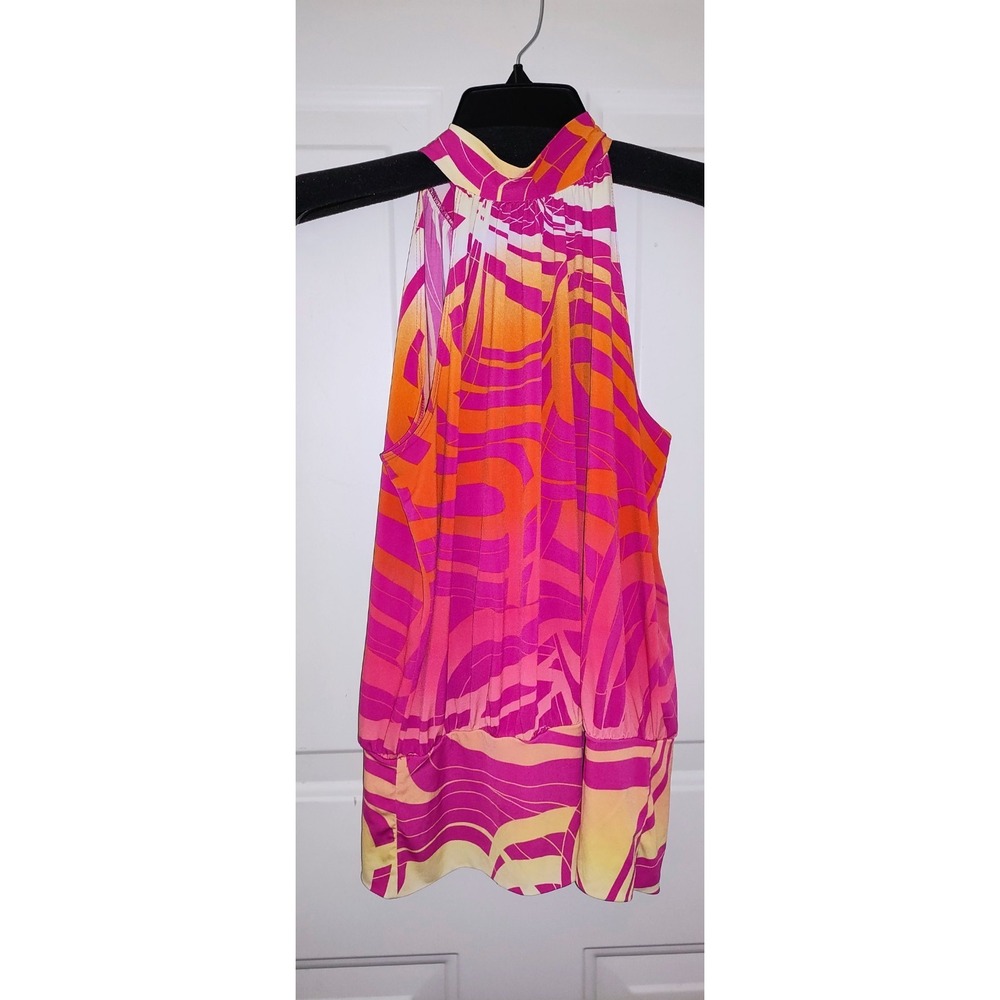 Access Bright Multi Colored Top Size M